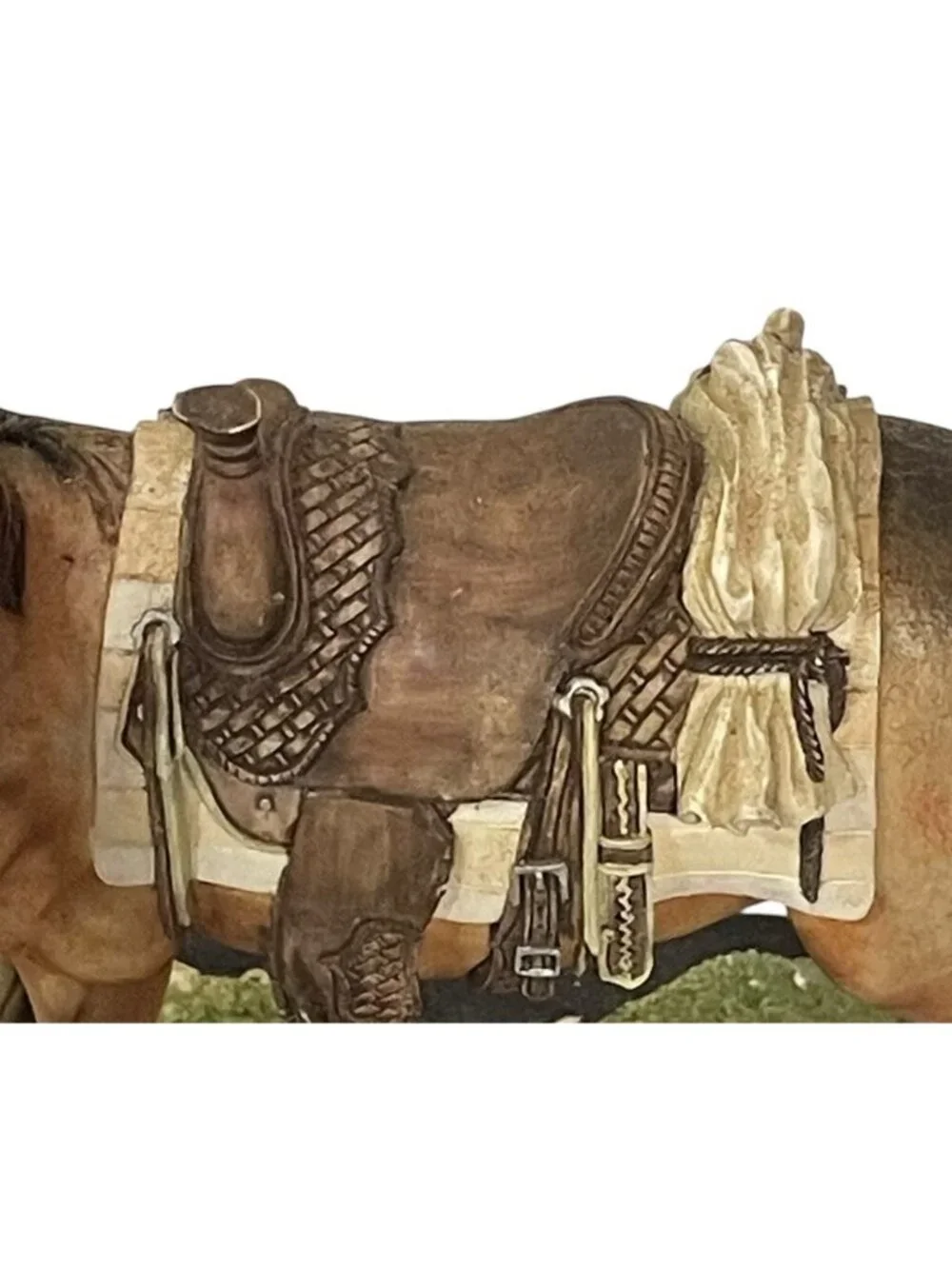 San Francisco Music Box Company Horse Figurine Bonanza Theme Song Western 1992